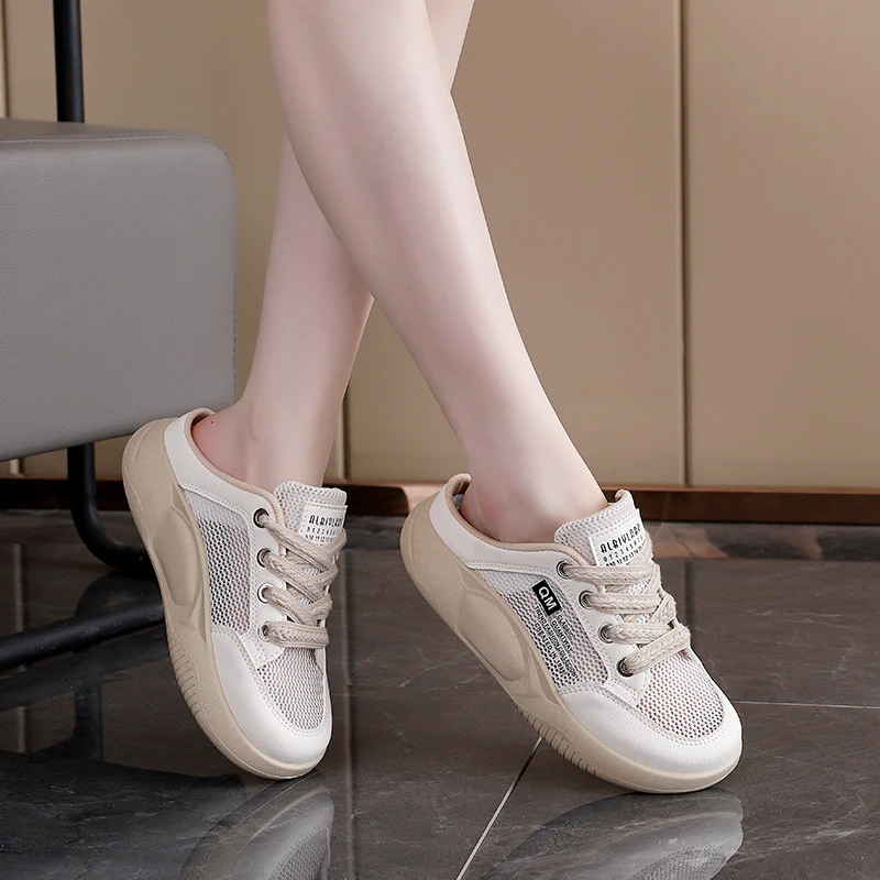 Damen Bequeme Sneaker mit atmungsaktivem Mesh und flexiblem Fussbett Heidi Mode - Image 7