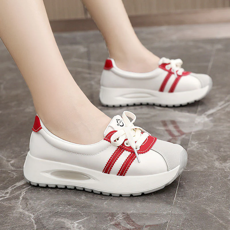 Damen bequeme Sneaker mit atmungsaktivem Obermaterial und dämpfender Laufsohle Heidi Mode - Image 3