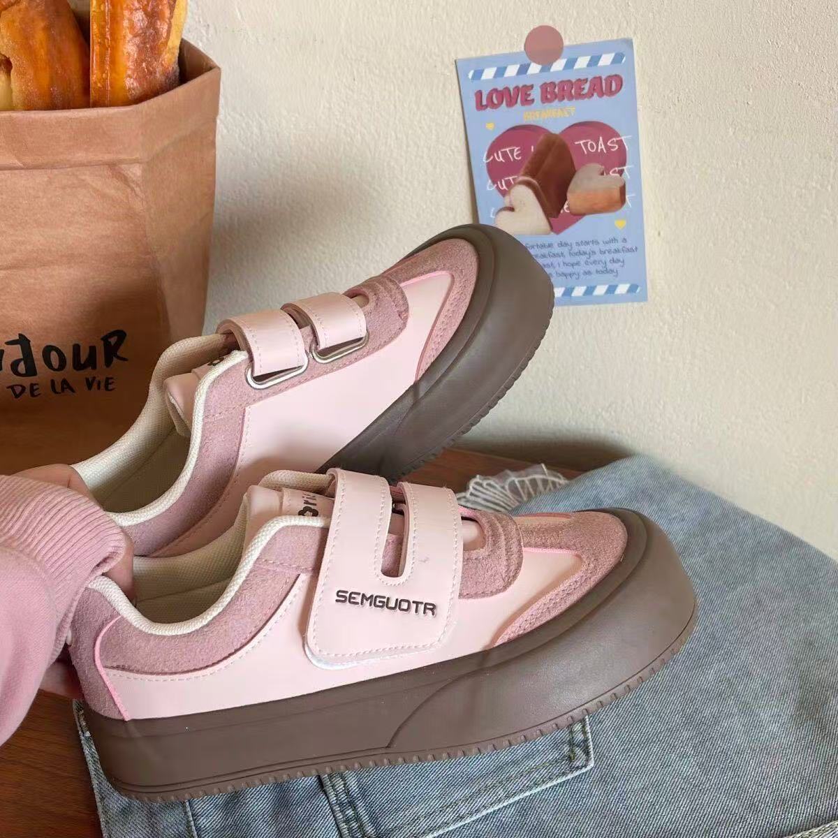 Damen Bequeme Sneaker mit doppeltem Klettverschluss und dämpfender Sohle Heidi Mode - Image 5