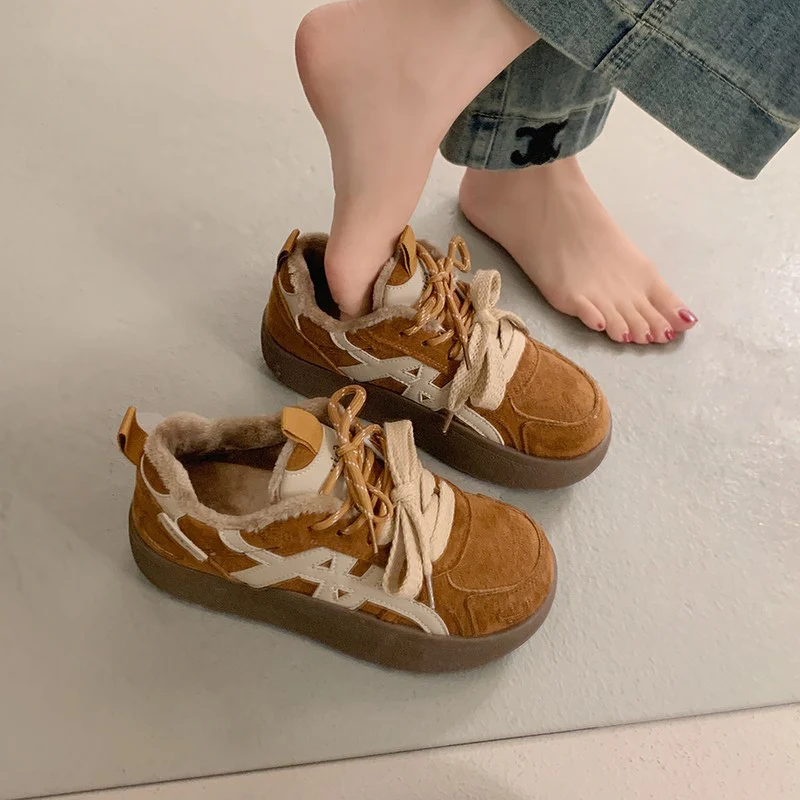Damen Bequeme Sneaker mit flauschigem Innenfutter und modischem Obermaterial Heidi Mode - Image 6