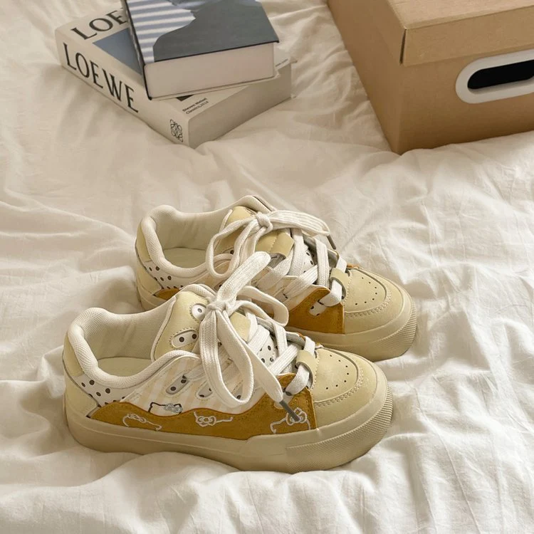 Damen Bequeme Sneaker mit floralen Akzenten und atmungsaktiver Sohle Heidi Mode - Image 9