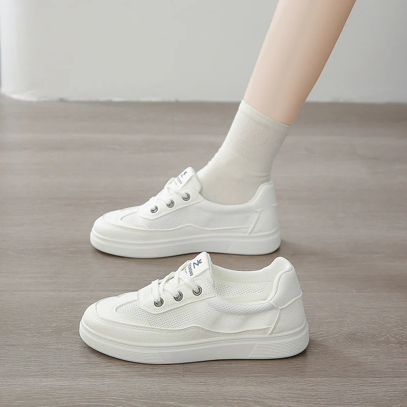 Damen bequeme Sneakers mit atmungsaktiver Netzoberfläche und sportlicher Sohle Heidi Mode - Image 2
