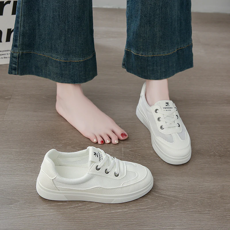 Damen bequeme Sneakers mit atmungsaktiver Netzoberfläche und sportlicher Sohle Heidi Mode - Image 4