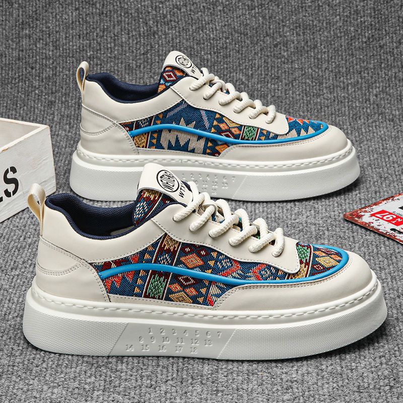 Damen bequeme Sneakers mit buntem Ethno-Muster Heidi Mode - Image 2