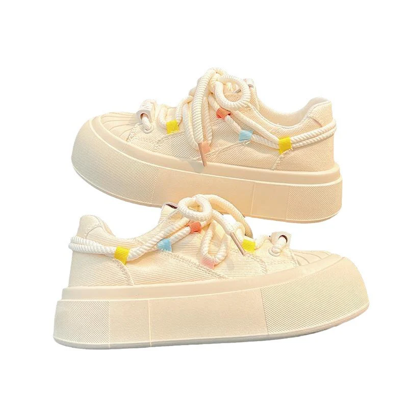 Damen Bequeme Sneakers mit elastischen Schnürsenkeln und atmungsaktiver Sohle Heidi Mode - Image 5