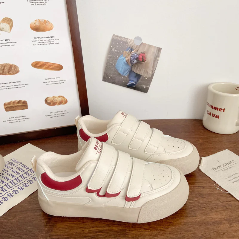 Damen bequeme Sneakers mit praktischem Klettverschluss und dämpfender Sohle Heidi Mode - Image 3