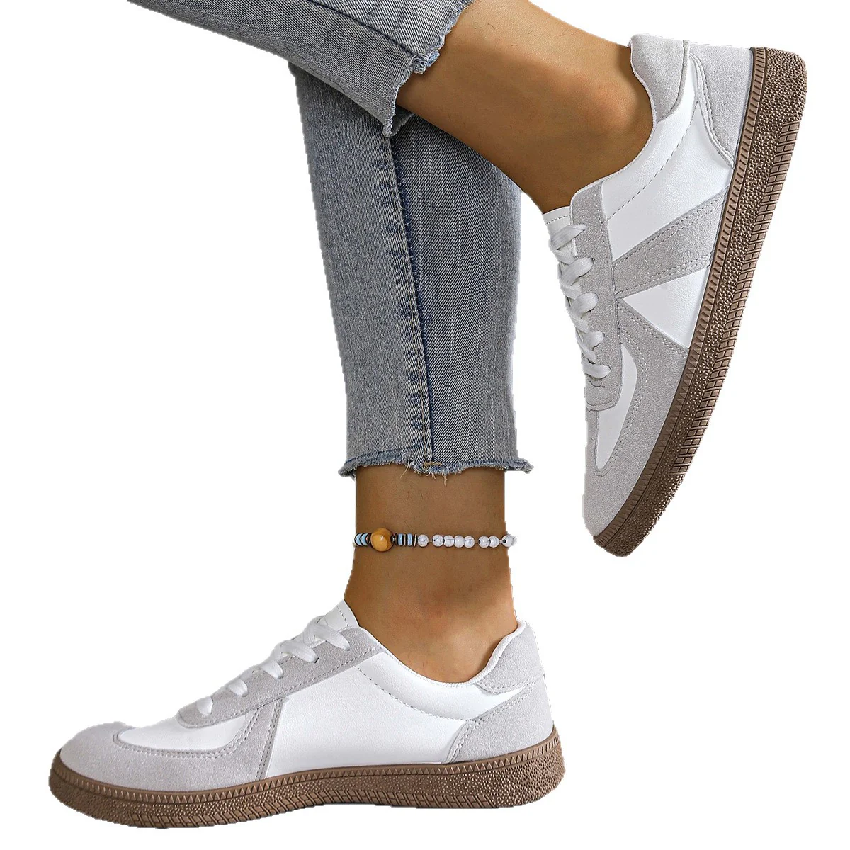 Damen Bequeme Sneakers mit weichem Obermaterial und rutschfester Sohle Heidi Mode - Image 5