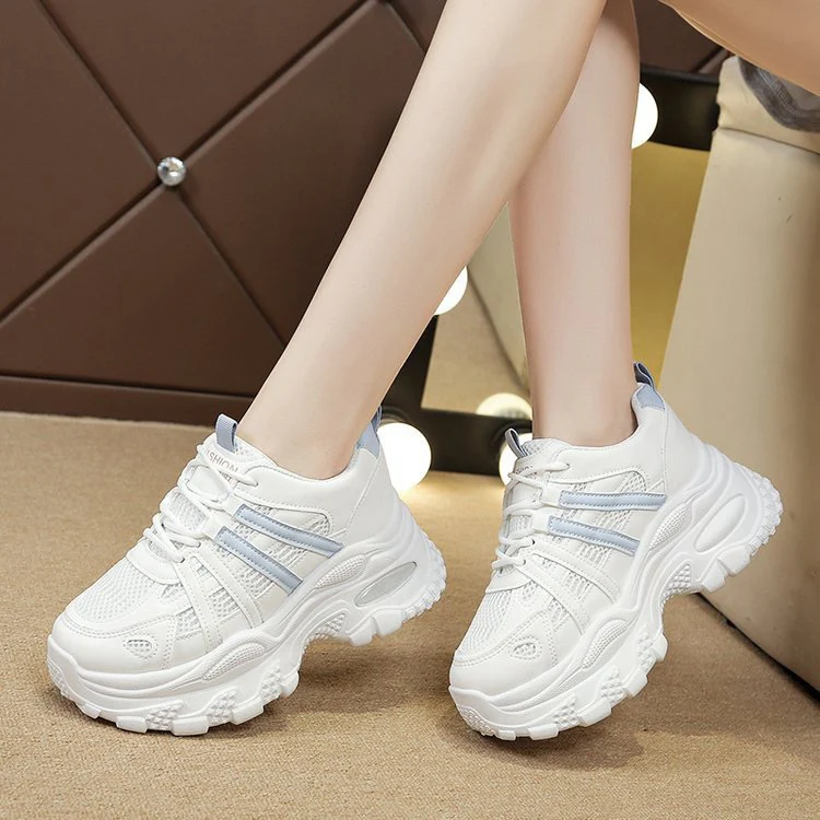 Damen Bequeme Sport Sneakers mit atmungsaktivem Mesh und gepolsterter Sohle Heidi Mode - Image 3