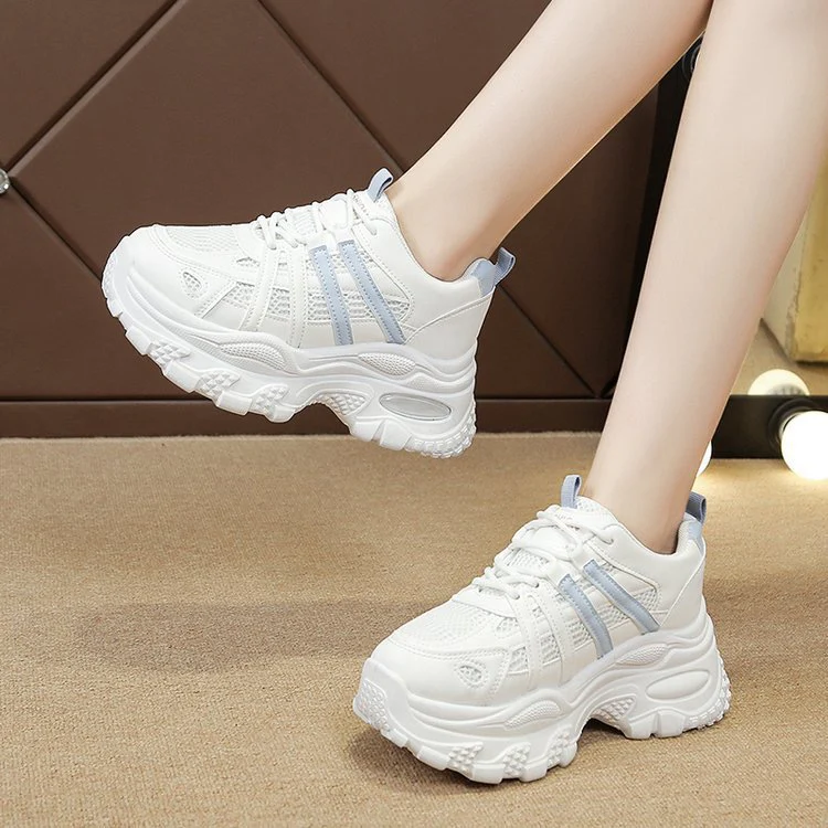 Damen Bequeme Sport Sneakers mit atmungsaktivem Mesh und gepolsterter Sohle Heidi Mode - Image 4