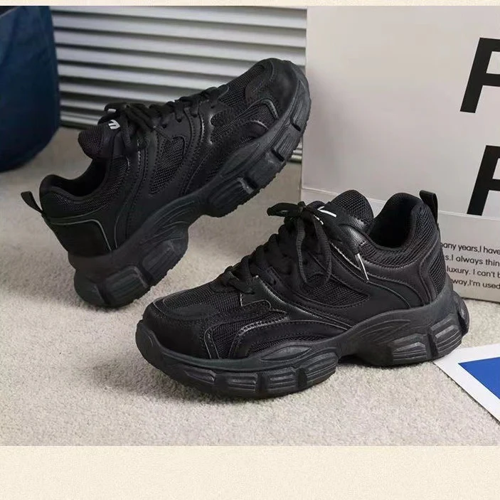 Damen Bequeme Sport Sneakers mit dicker Sohle Heidi Mode - Image 4