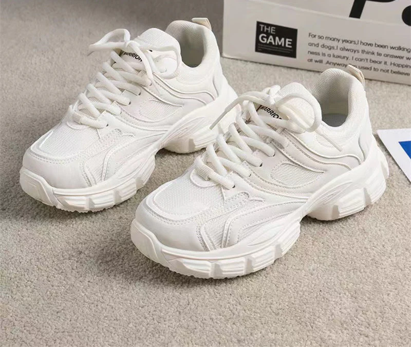 Damen Bequeme Sport Sneakers mit dicker Sohle Heidi Mode - Image 6