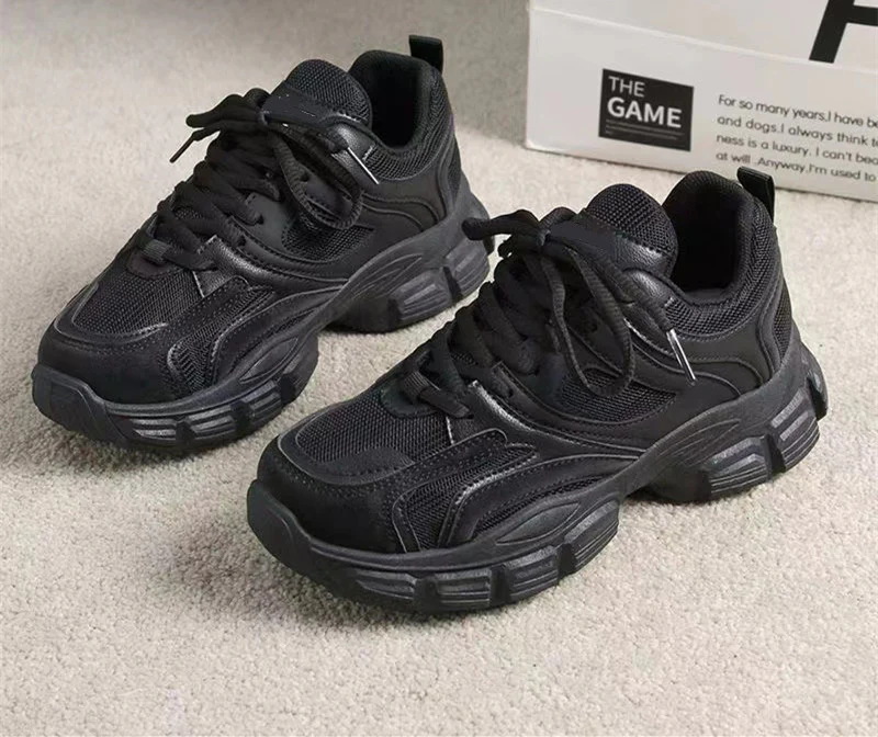 Damen Bequeme Sport Sneakers mit dicker Sohle Heidi Mode - Image 7