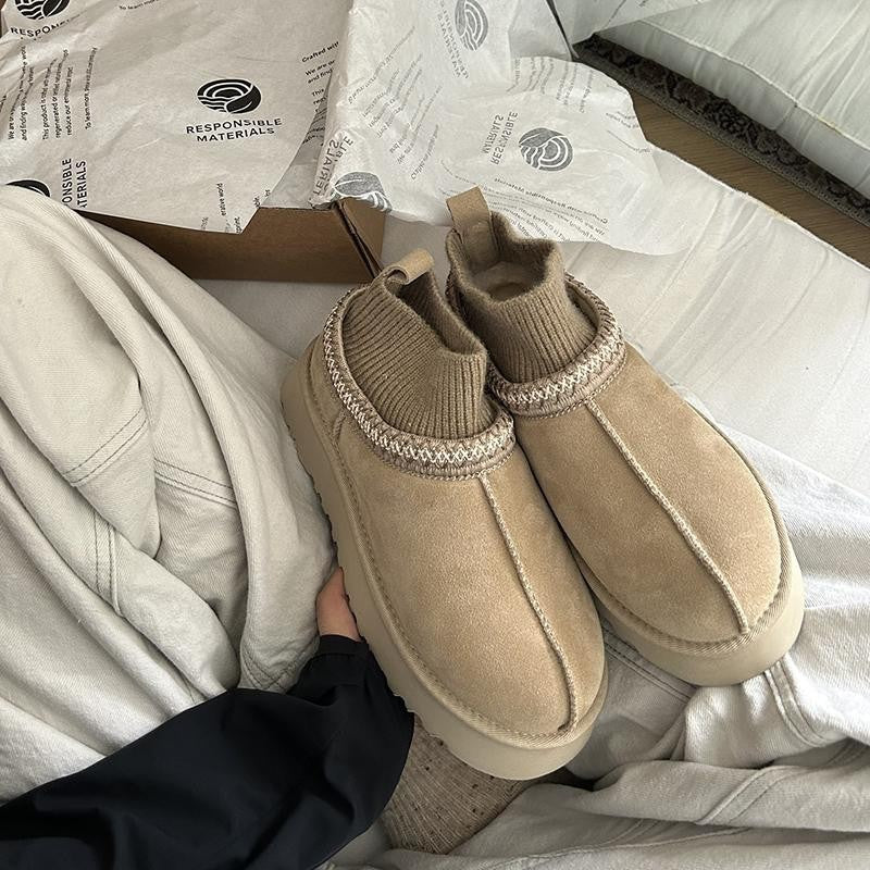 Damen bequeme Stiefeletten mit elastischem Schaft und rutschfester Sohle Heidi Mode - Image 2