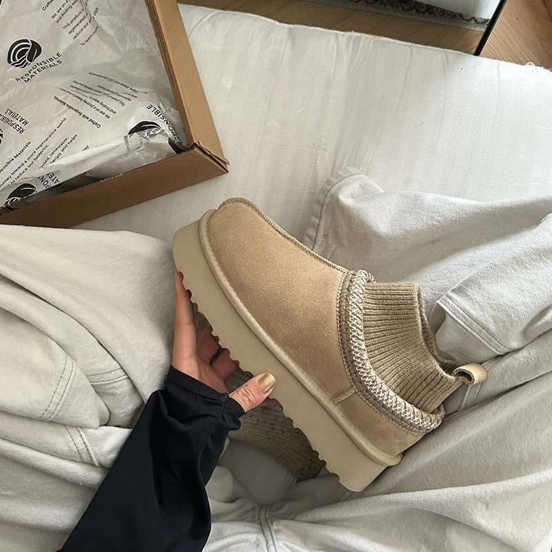 Damen bequeme Stiefeletten mit elastischem Schaft und rutschfester Sohle Heidi Mode - Image 3