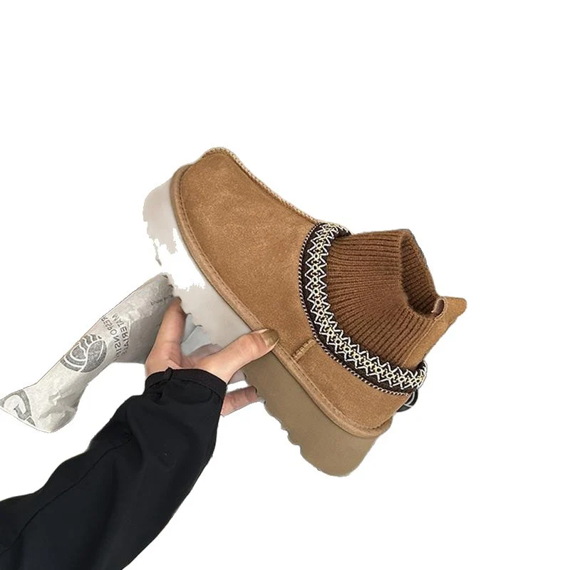 Damen bequeme Stiefeletten mit elastischem Schaft und rutschfester Sohle Heidi Mode - Image 5