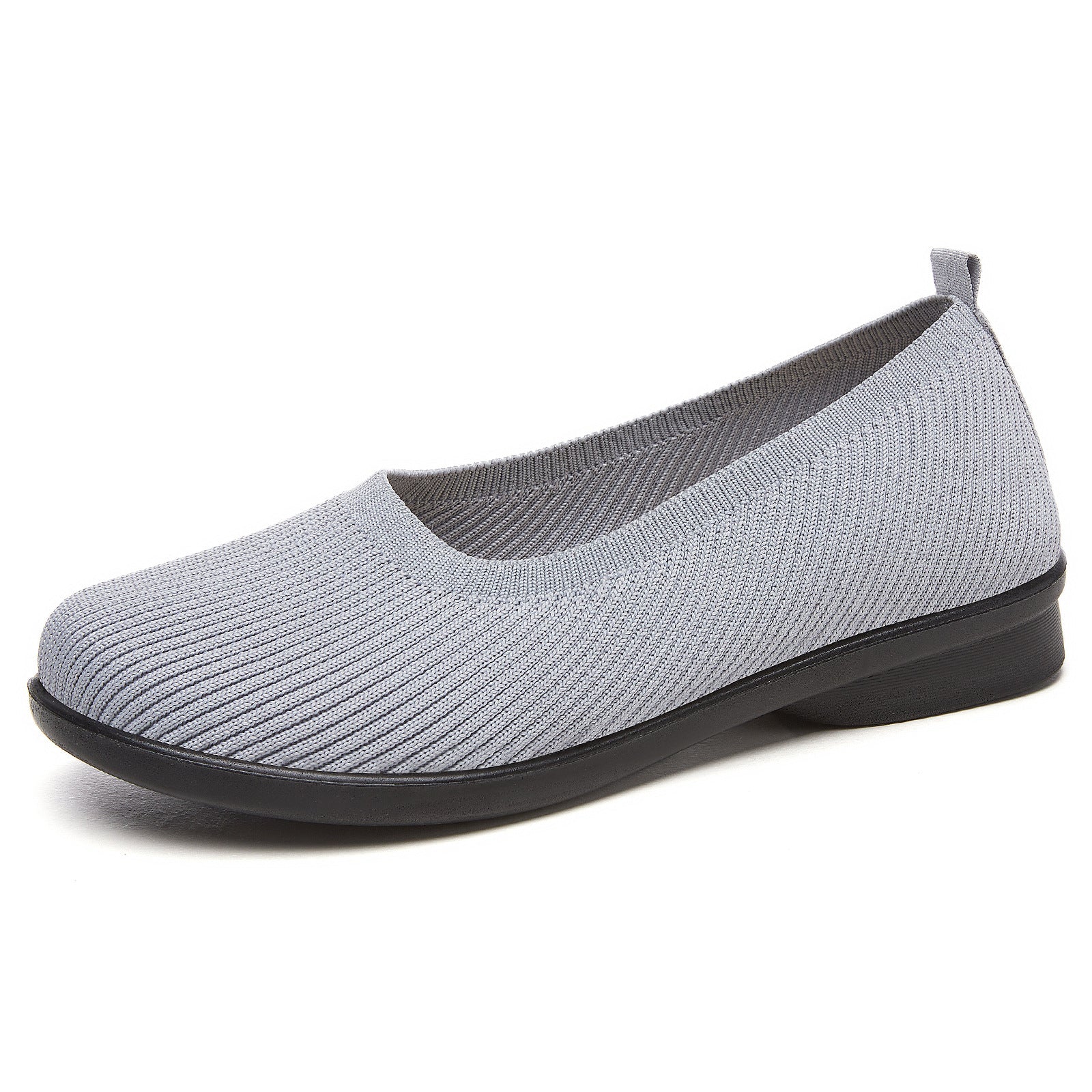 Damen Bequeme Strick-Ballerinas mit elastischem Einstieg Heidi Mode - Image 7