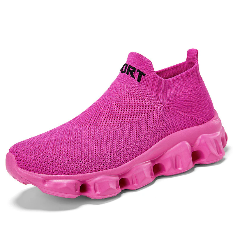 Damen Bequeme Strick-Sneaker mit elastischem Bund Heidi Mode - Image 10
