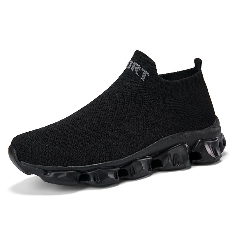 Damen Bequeme Strick-Sneaker mit elastischem Bund Heidi Mode - Image 12