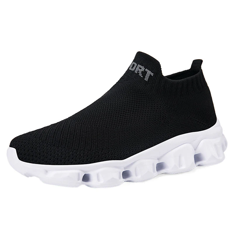 Damen Bequeme Strick-Sneaker mit elastischem Bund Heidi Mode - Image 5
