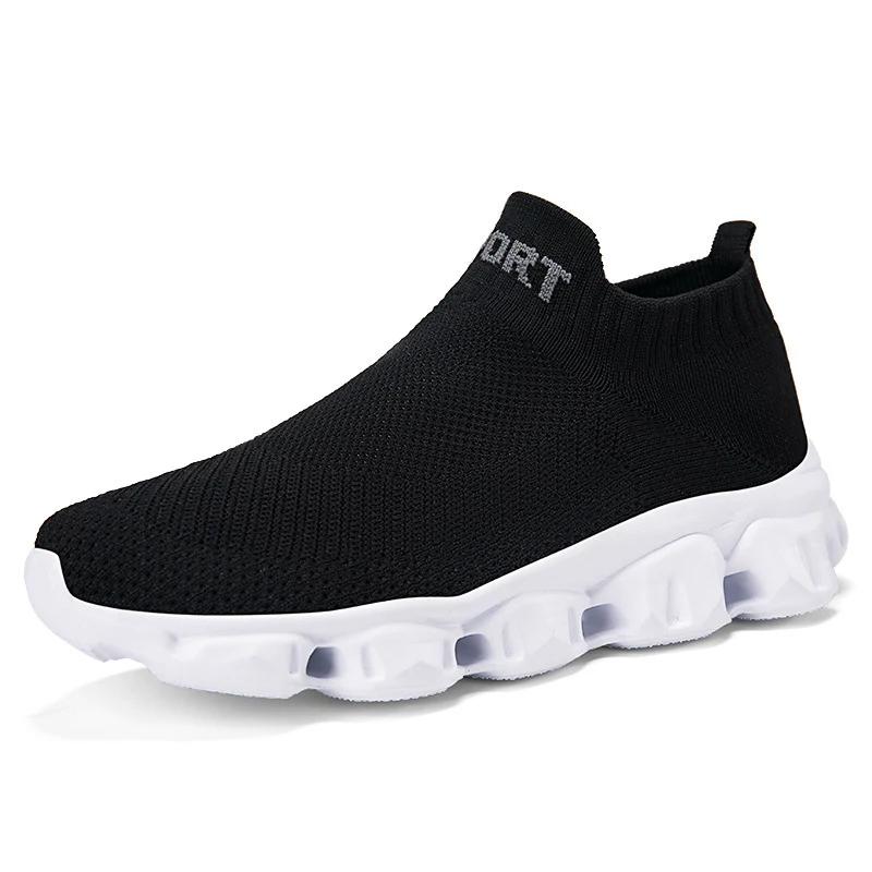 Damen Bequeme Strick-Sneaker mit elastischem Bund Heidi Mode - Image 6