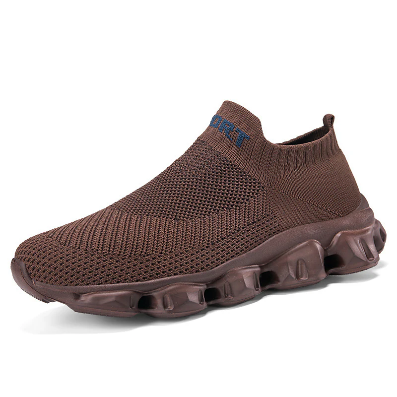 Damen Bequeme Strick-Sneaker mit elastischem Bund Heidi Mode - Image 7