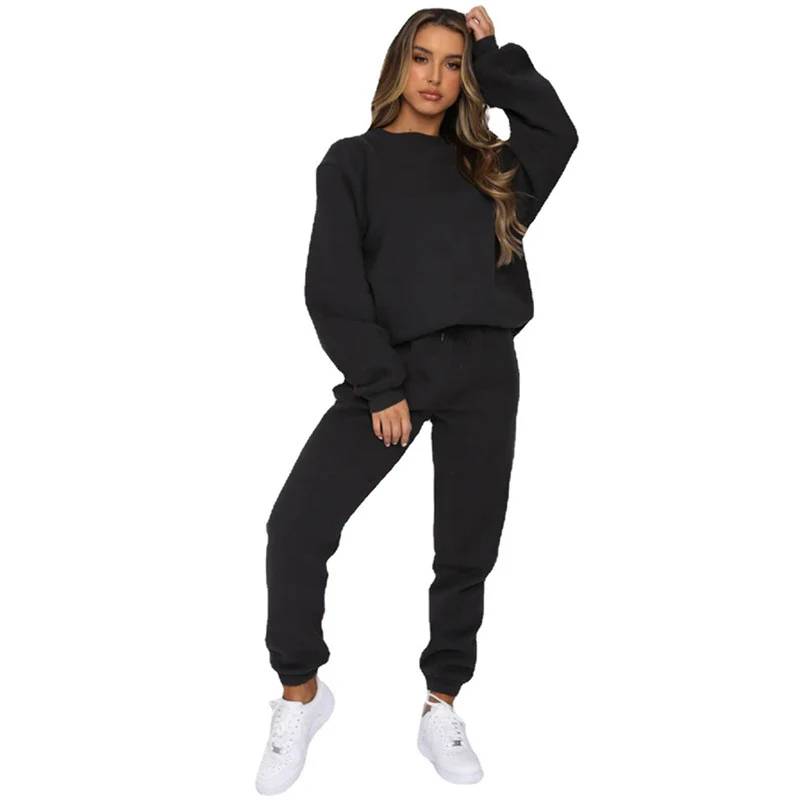 Damen bequeme Sweatshirt und Jogginghose Freizeitanzug Heidi-Mode - Image 8
