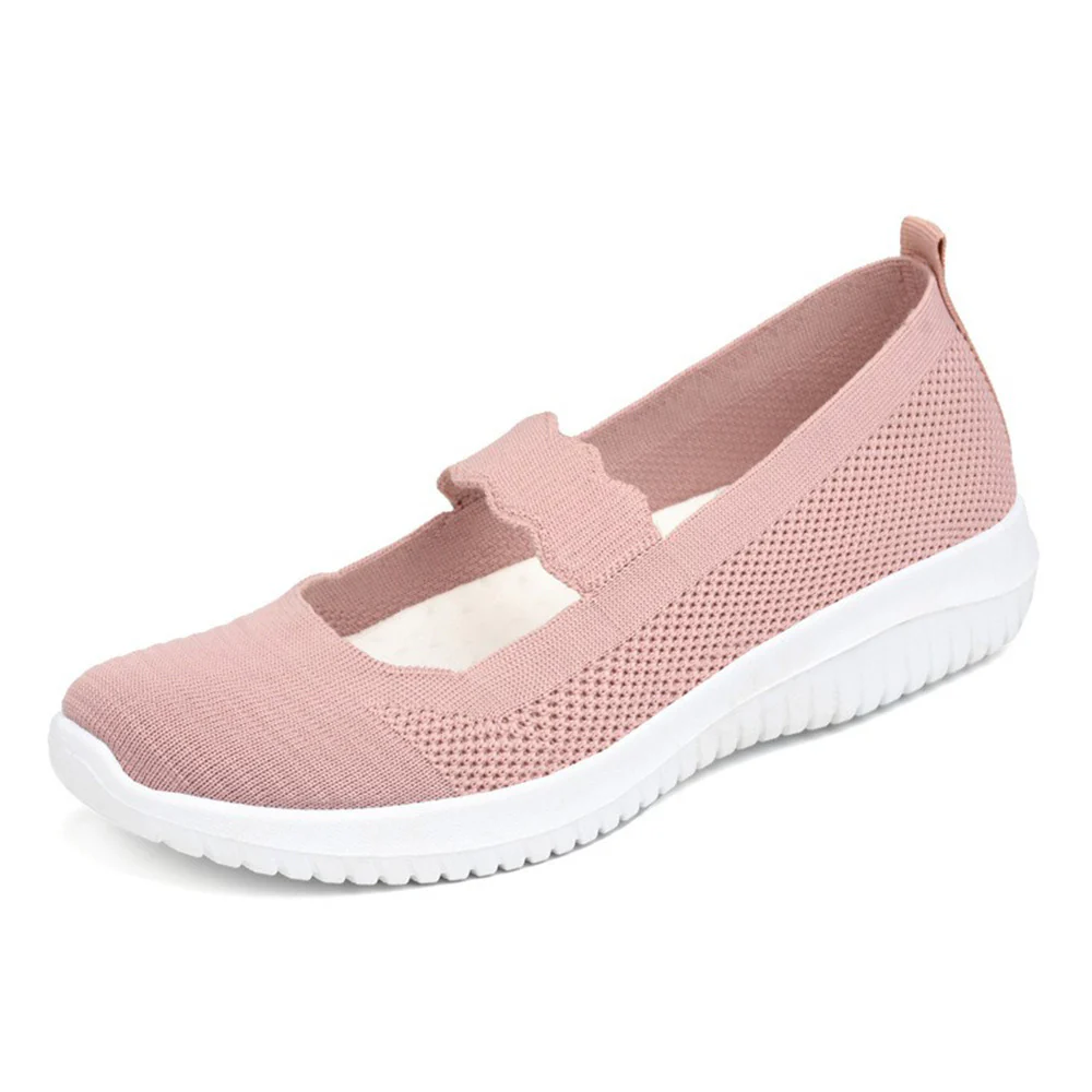 Damen bequeme und atmungsaktive Ballerinas mit elastischem Einsatz Heidi Mode - Image 4