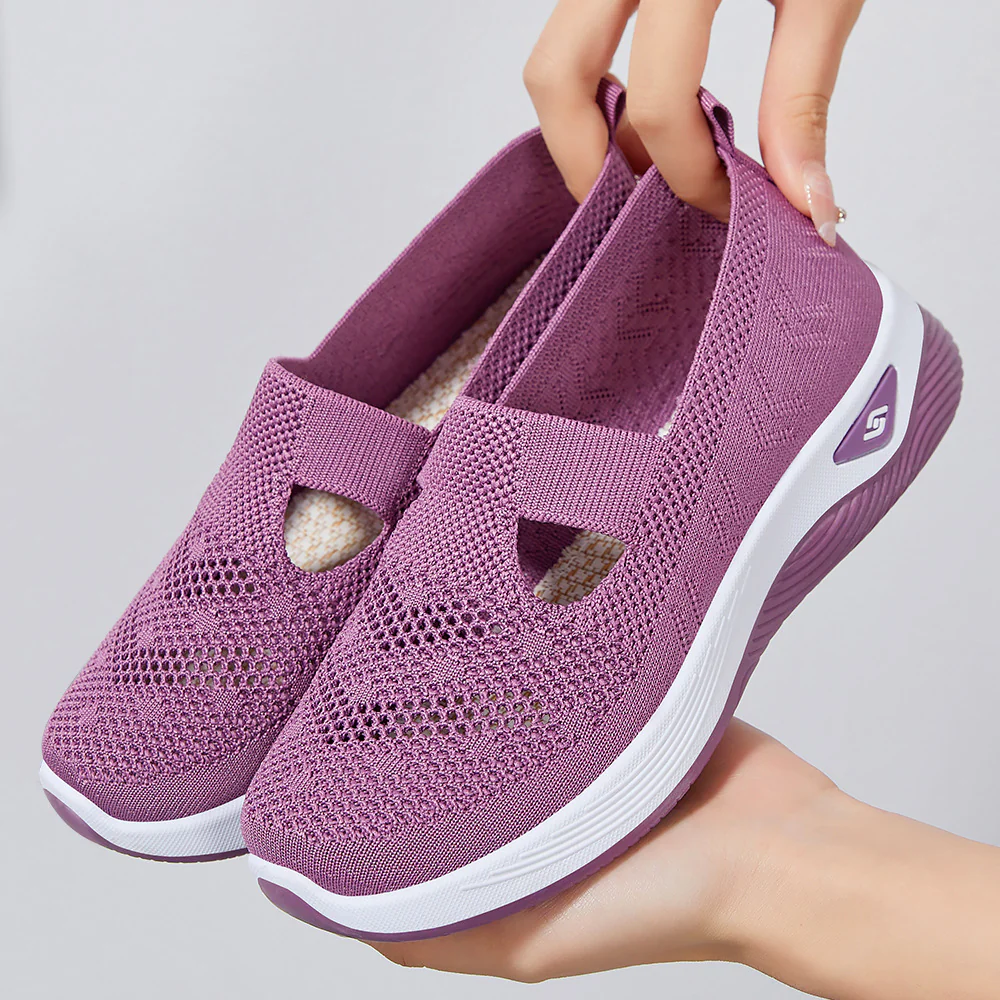 Damen Bequeme und atmungsaktive Knit-Slipper Heidi Mode - Image 2