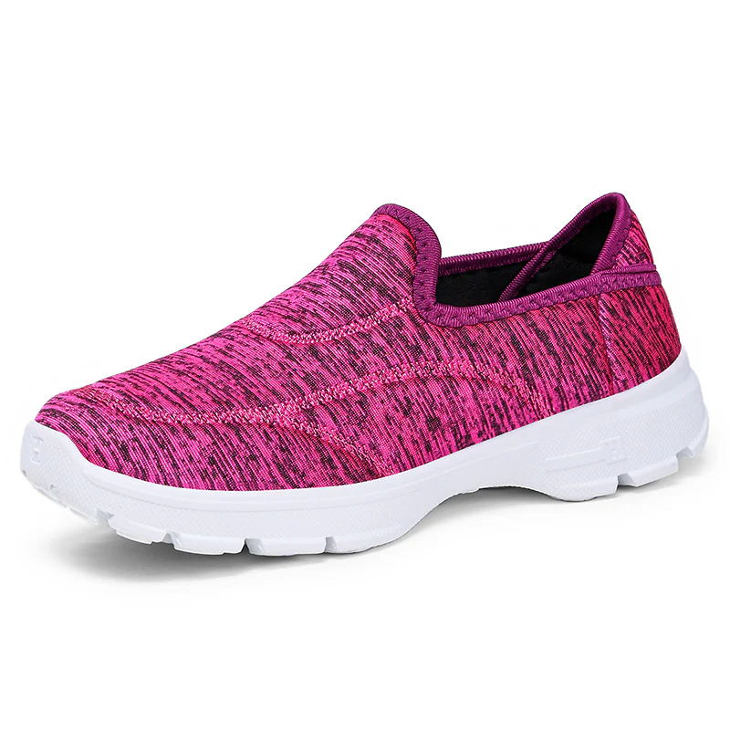 Damen Bequeme und atmungsaktive Slip-On Freizeitschuhe mit elastischem Obermaterial Heidi Mode - Image 6