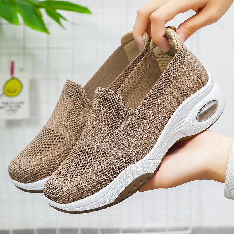 Damen Bequeme und atmungsaktive Slip-On Laufschuhe Heidi Mode - Image 2