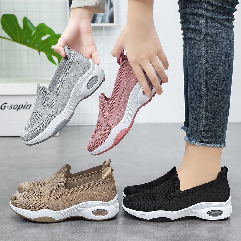 Damen Bequeme und atmungsaktive Slip-On Laufschuhe Heidi Mode - Image 4