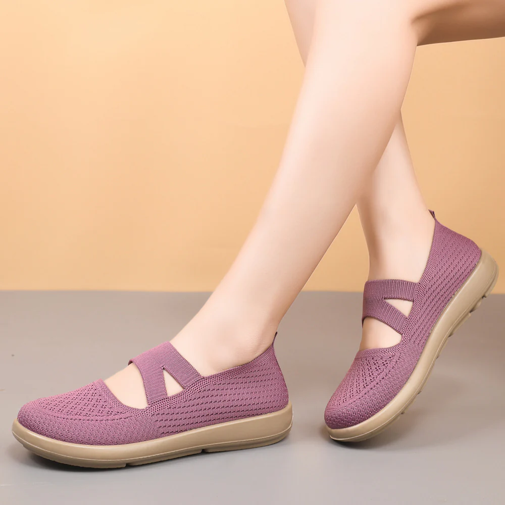 Damen Bequeme und atmungsaktive Slip-On Sneakers Heidi Mode - Image 2