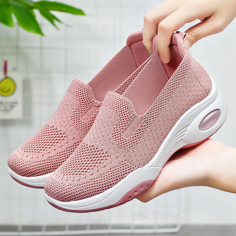 Damen Bequeme und atmungsaktive Slip-On Sneakers Heidi Mode