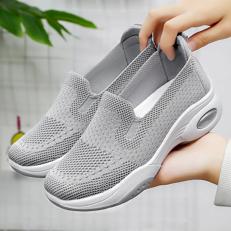 Damen Bequeme und atmungsaktive Slip-On Sneakers Heidi Mode - Image 2