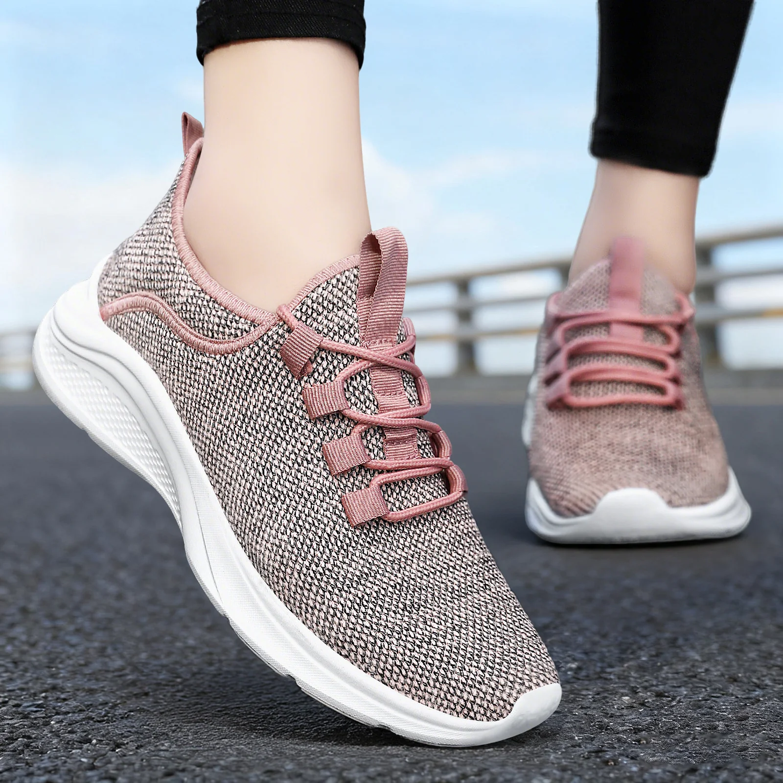 Damen Bequeme und atmungsaktive Sneaker für Alltag und Sport Heidi Mode - Image 4