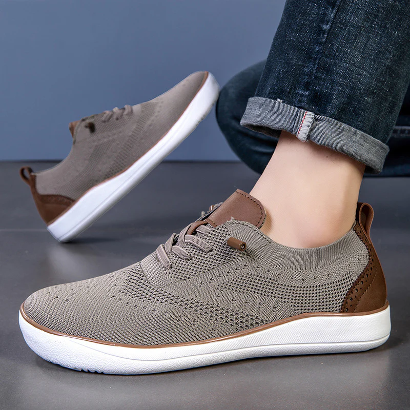 Damen bequeme und atmungsaktive Sneakers mit elastischer Strick-Oberfläche Heidi Mode - Image 3