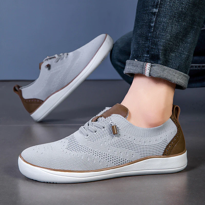 Damen bequeme und atmungsaktive Sneakers mit elastischer Strick-Oberfläche Heidi Mode - Image 4