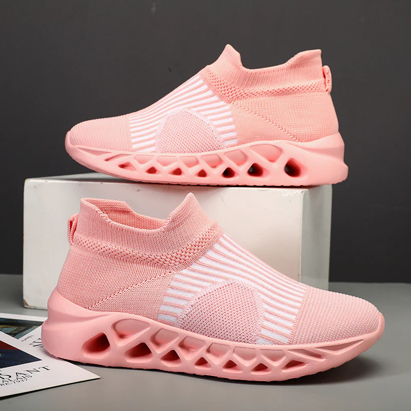 Damen Bequeme und atmungsaktive Sportschuhe mit flexiblem Design Heidi Mode - Image 4