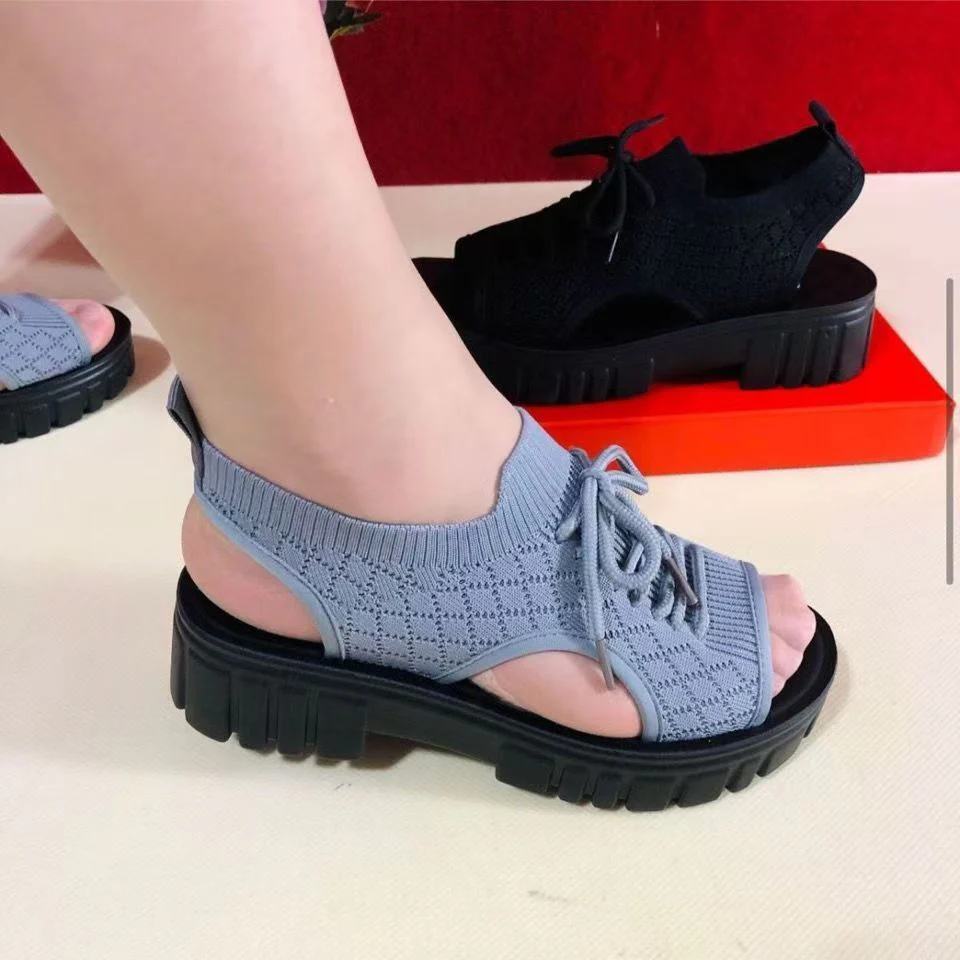 Damen Bequeme und leichte Sandalen mit elastischem Riemen und rutschfester Sohle Heidi Mode - Image 5