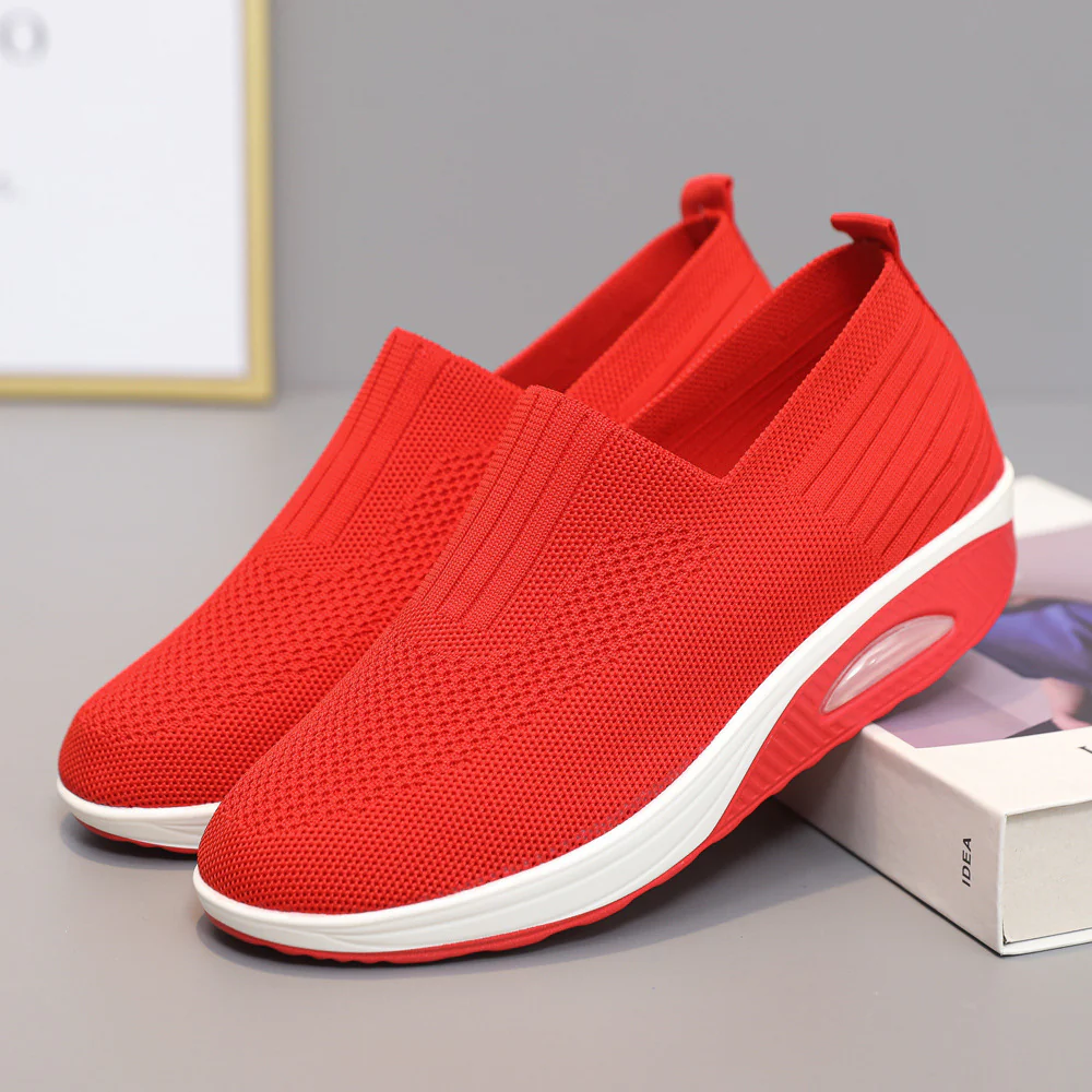 Damen Bequeme und luftige Slip-On Sneaker mit Dämpfungstechnologie Heidi Mode - Image 6