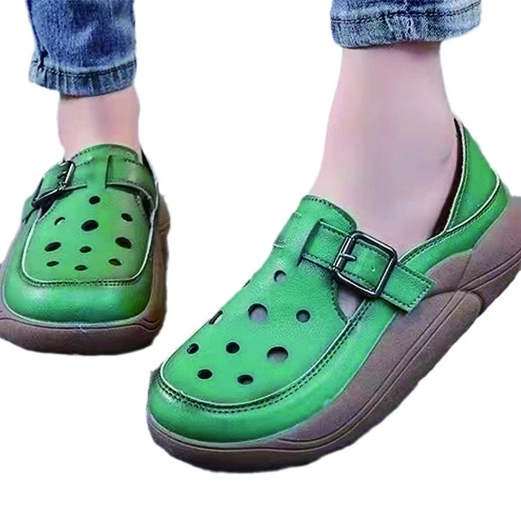 Damen Bequeme und modische Clogs mit verstellbarem Riemen und atmungsaktiver Sohle Heidi Mode - Image 5