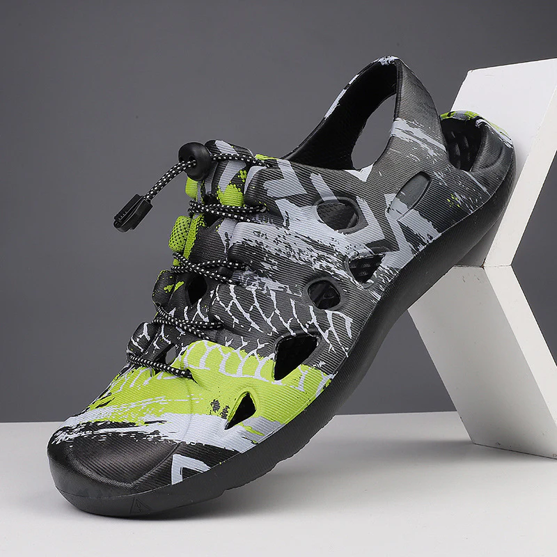 Damen Bequeme und rutschfeste Outdoor-Sandalen mit elastischem Schnürsystem Heidi Mode - Image 7