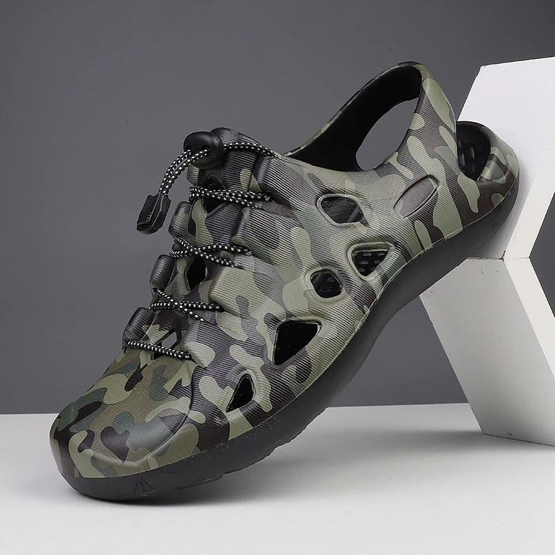 Damen Bequeme und rutschfeste Outdoor-Sandalen mit elastischem Schnürsystem Heidi Mode - Image 9