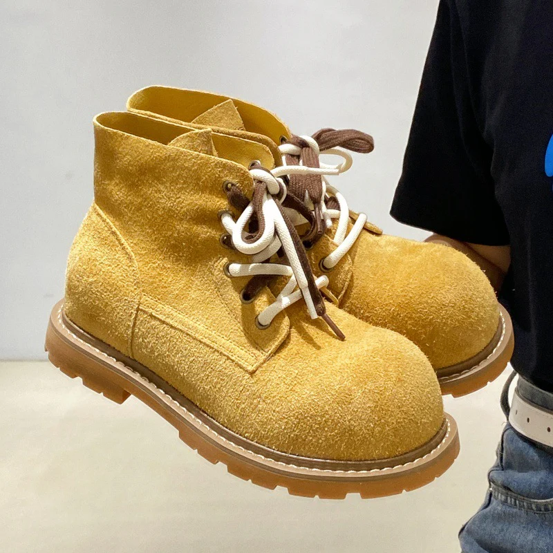 Damen bequeme und stilvolle Chelsea Boots mit trendy Schnürung Heidi Mode - Image 7