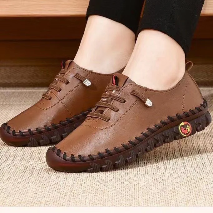 Damen Bequeme und stilvolle Freizeit-Schuhe mit elastischem Schnürsystem Heidi Mode - Image 2