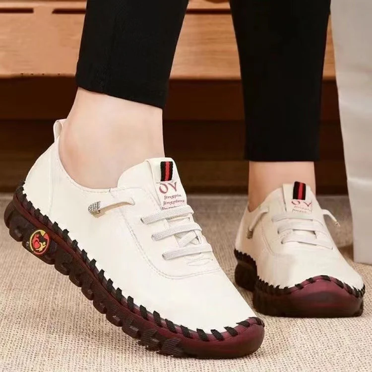 Damen Bequeme und stilvolle Freizeit-Schuhe mit elastischem Schnürsystem Heidi Mode - Image 3