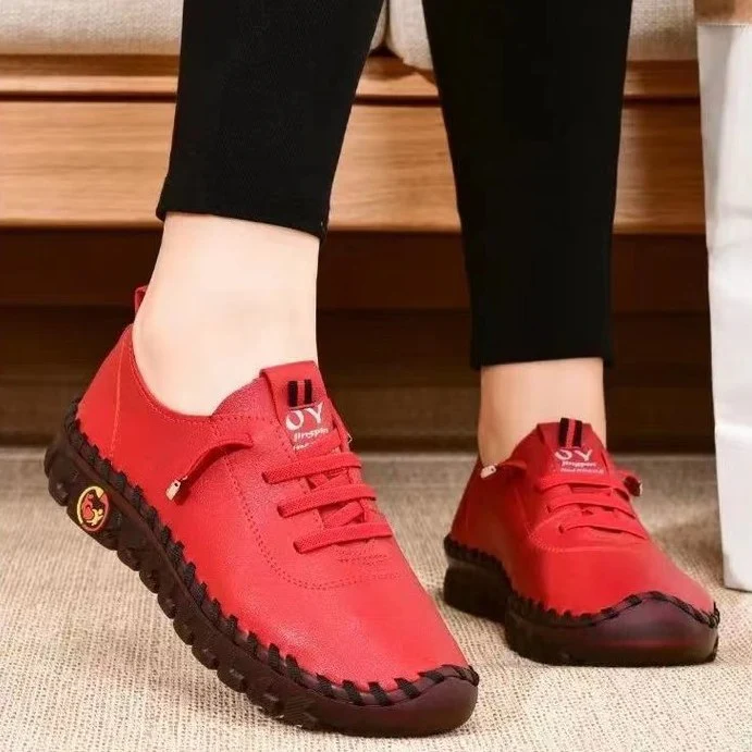 Damen Bequeme und stilvolle Freizeit-Schuhe mit elastischem Schnürsystem Heidi Mode - Image 4