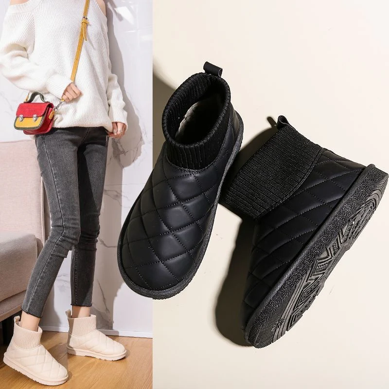 Damen Bequeme und stylische Winterboots mit elastischem Schaft und rutschfester Sohle Heidi Mode - Image 2