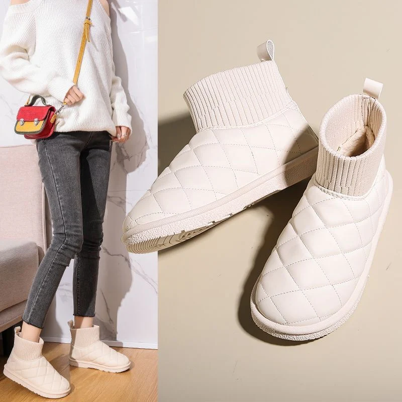 Damen Bequeme und stylische Winterboots mit elastischem Schaft und rutschfester Sohle Heidi Mode - Image 3