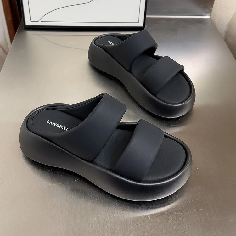 Damen Bequeme Wellness-Pantoletten mit ergonomischem Fußbett und rutschfester Sohle Heidi Mode - Image 4